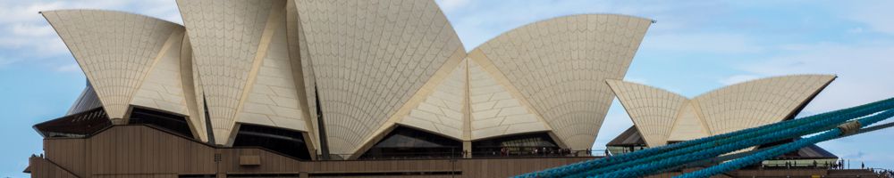 Sydney Blick auf das Opera House